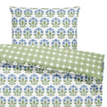 Dianthus Blue Twin Duvet Cover Set | Dorm Bedding