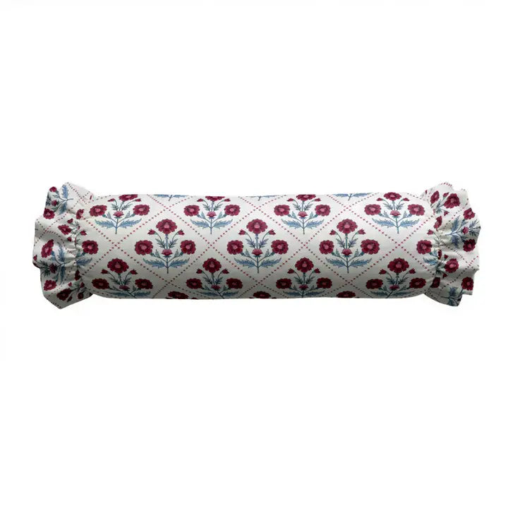 Ruffled Bolster Pillow