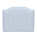 Dorm Headboard | Simple Stripe Blue Headboard Pillow