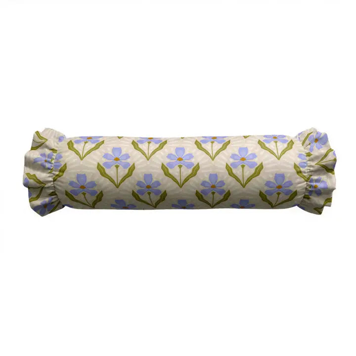 Ruffled Bolster Pillow