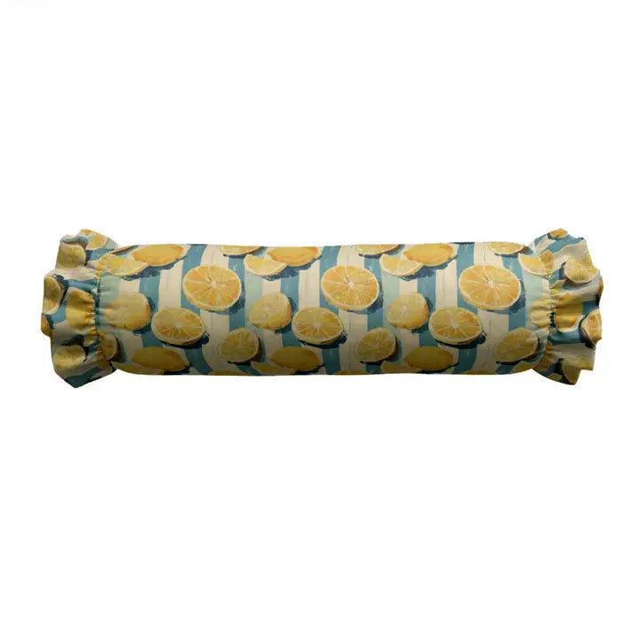 Ruffled Bolster Pillow