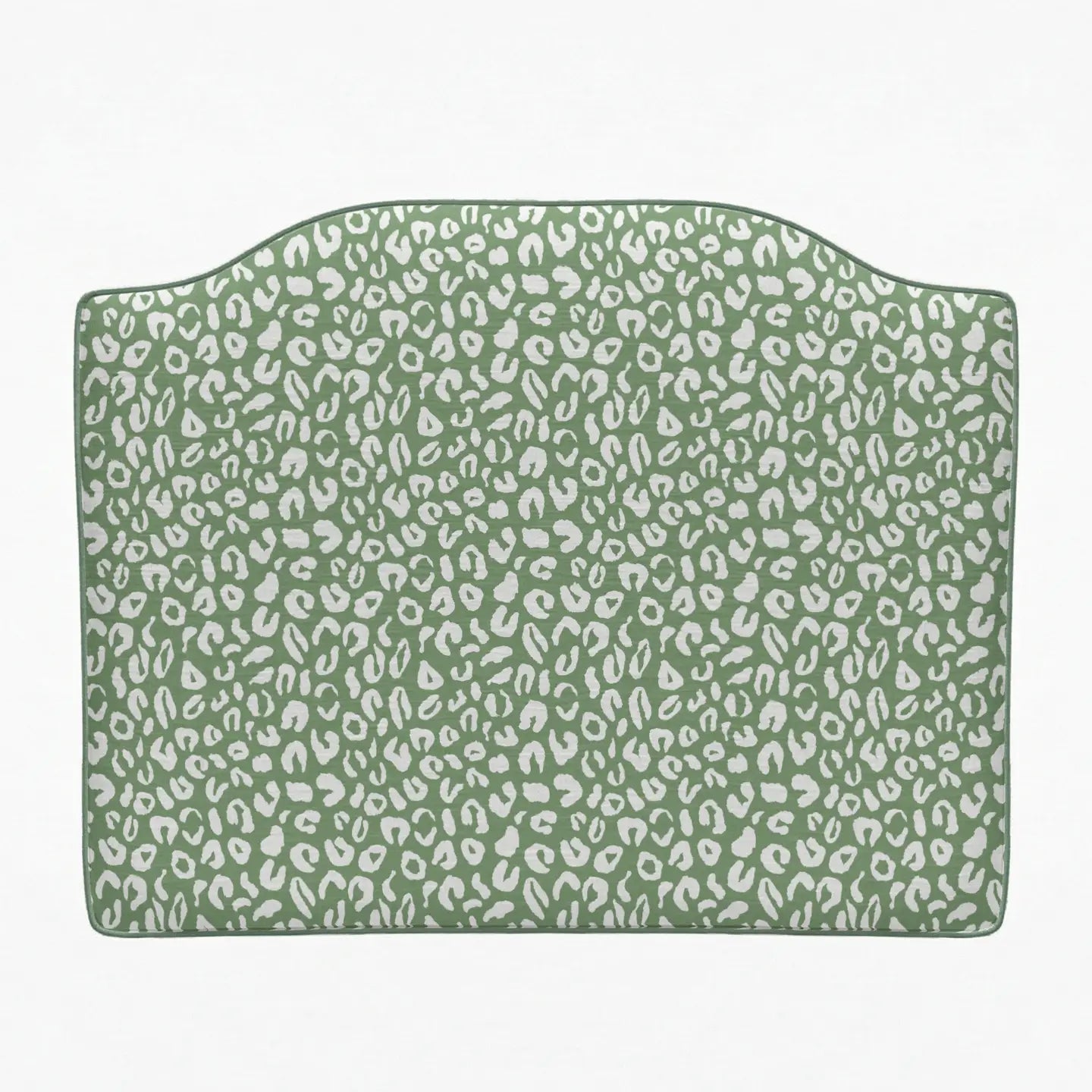 Dorm Headboard | Leopard Spots Green Headboard Pillow