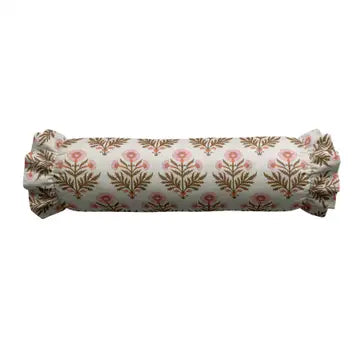 Ruffled Bolster Pillow