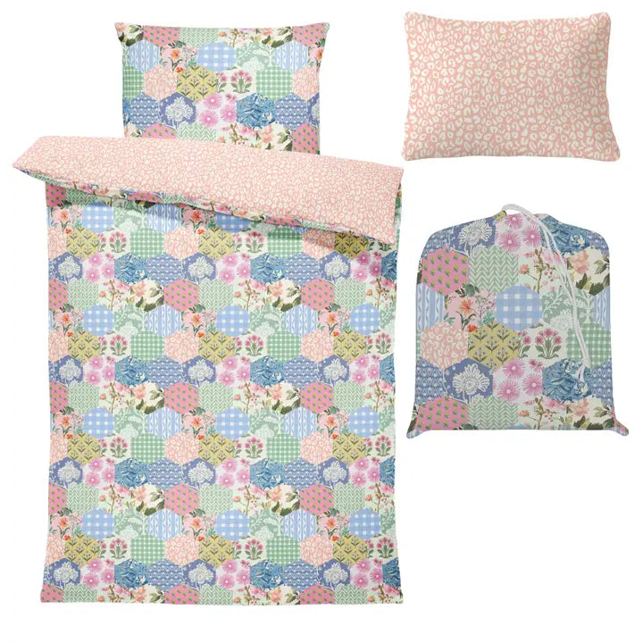 Eleanor Patchwork Twin Duvet Cover Set | Dorm Bedding
