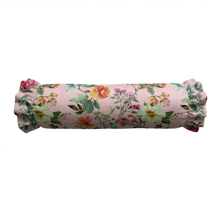 Ruffled Bolster Pillow