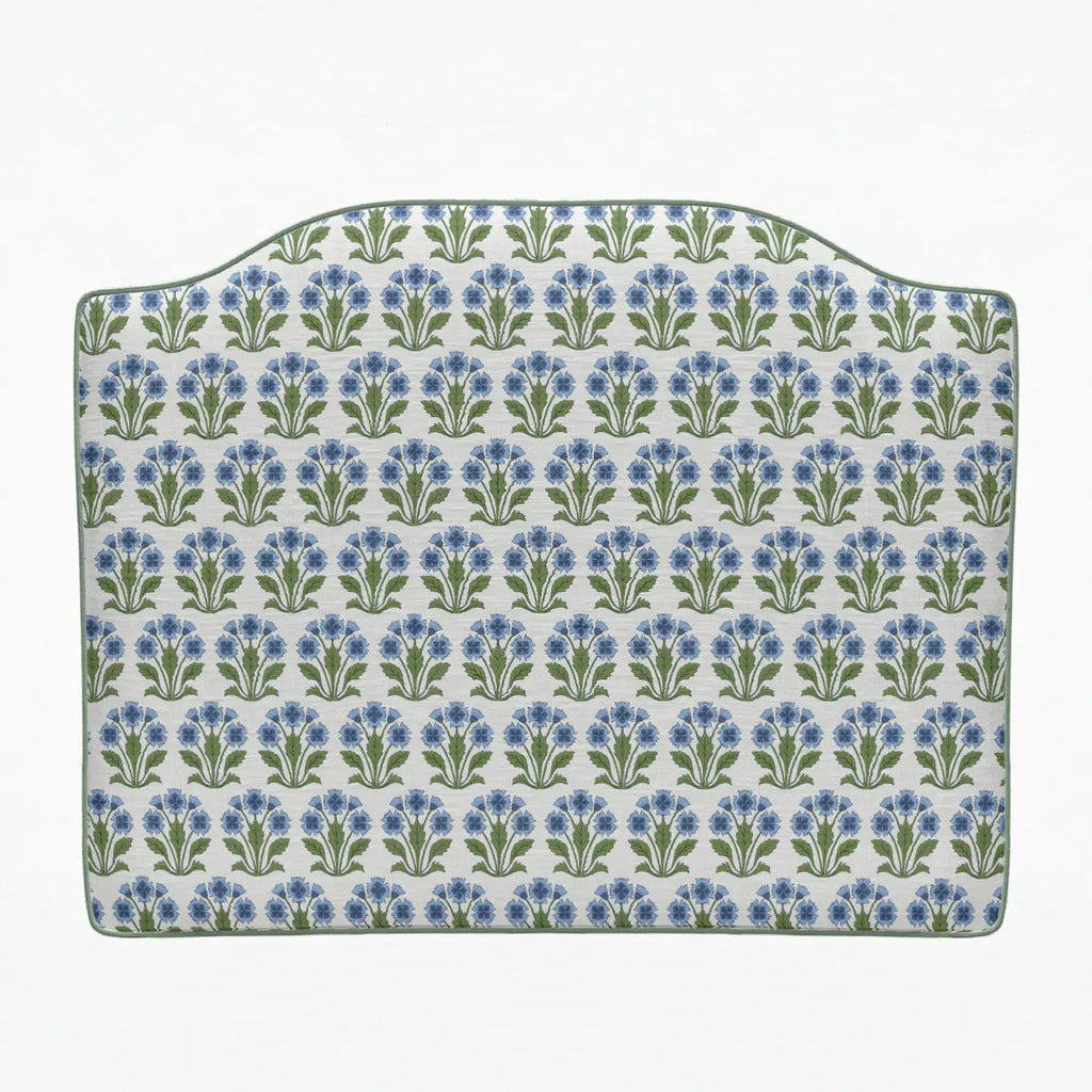Dorm Headboard | Dianthus Blue Headboard Pillow