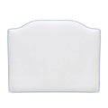 Dorm Headboard | White/Blue Headboard Pillow
