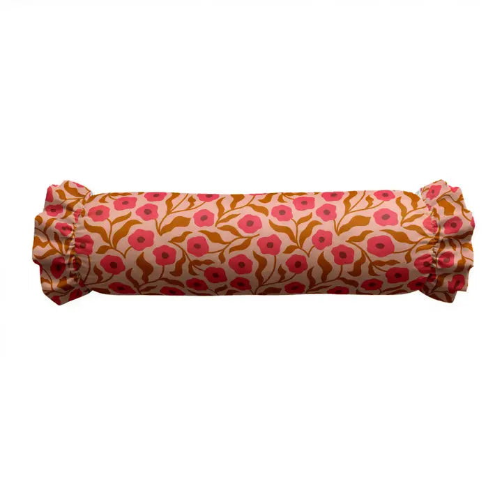 Ruffled Bolster Pillow