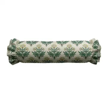 Ruffled Bolster Pillow