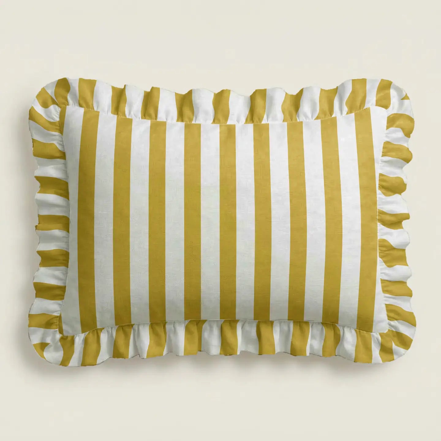 Ruffled Pillow | Square & Lumbar Cotton Pillow