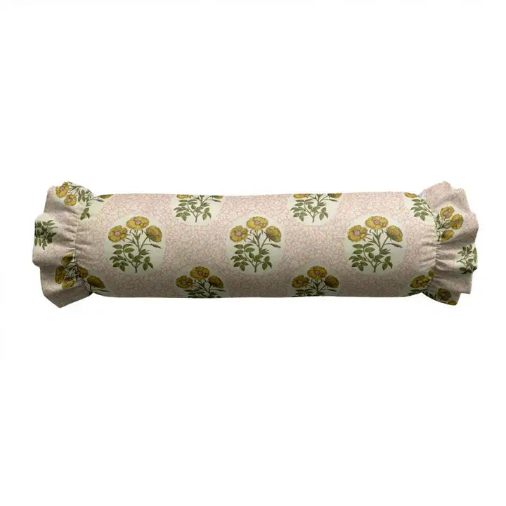 Ruffled Bolster Pillow