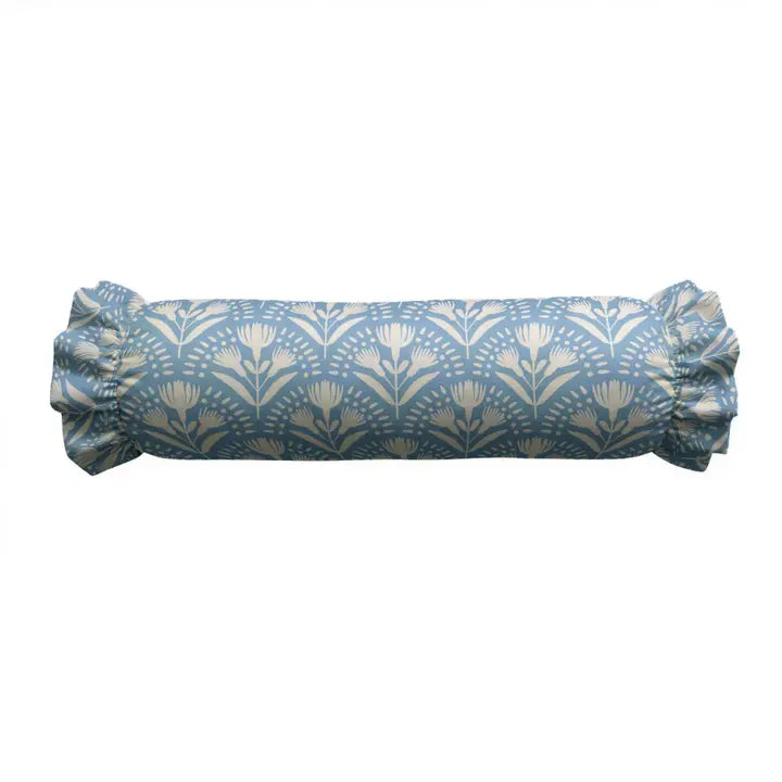 Ruffled Bolster Pillow