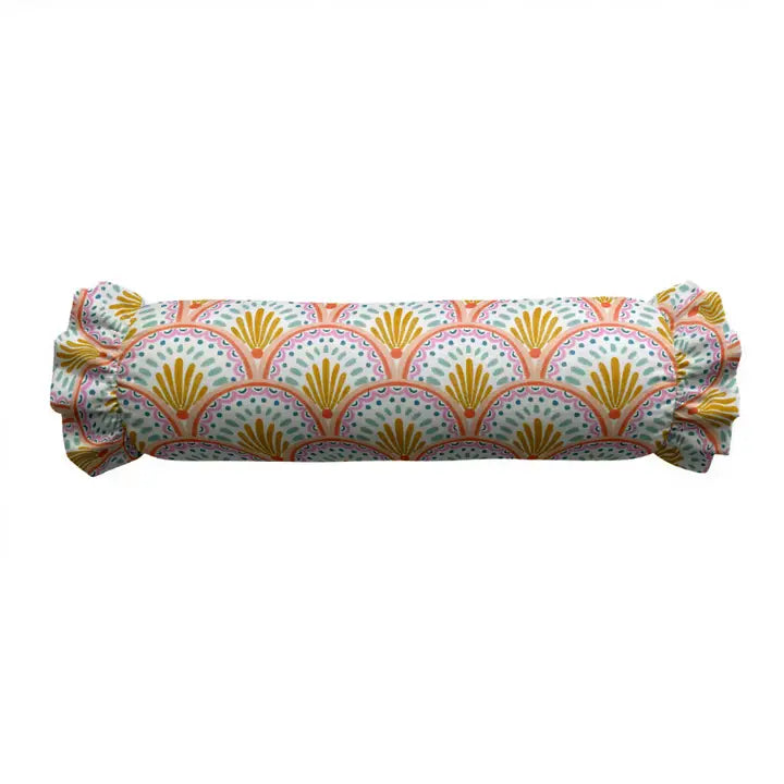 Ruffled Bolster Pillow