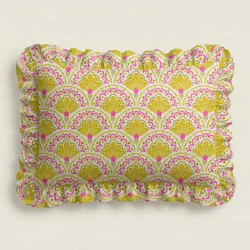 Ruffled Pillow | Square & Lumbar Cotton Pillow