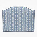 Dorm Headboard | Ikat Stripe Blue Headboard Pillow