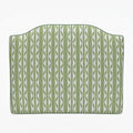 Dorm Headboard | Ikat Stripe Green Headboard Pillow