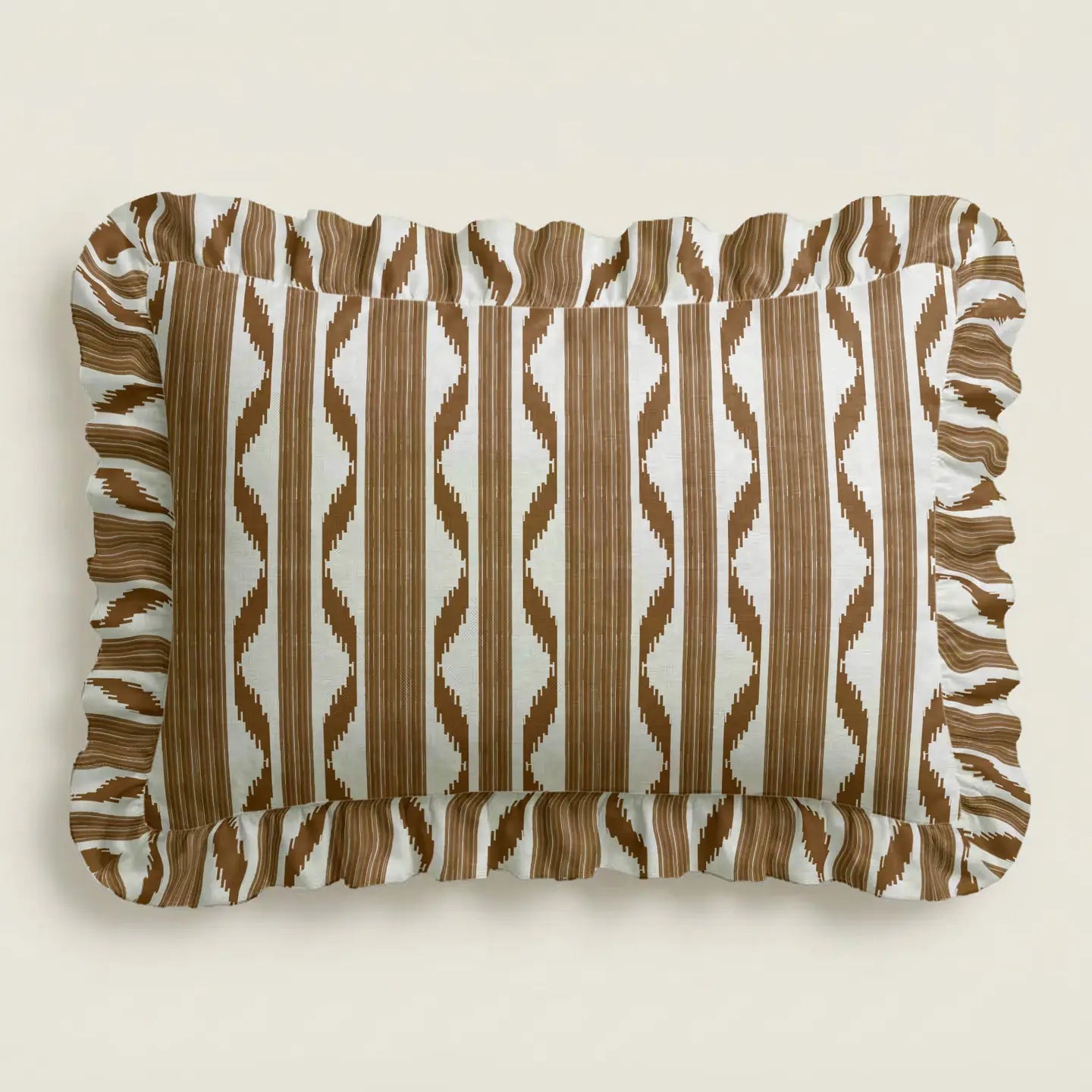 Ruffled Pillow | Square & Lumbar Cotton Pillow