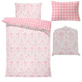 Delia Pink Twin Duvet Cover Set | Dorm Bedding